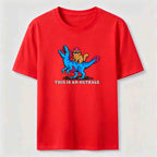 Cat Riding Dinosaur Classic T-Shirt