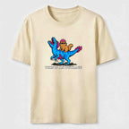 Cat Riding Dinosaur Classic T-Shirt