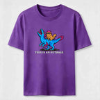 Cat Riding Dinosaur Classic T-Shirt