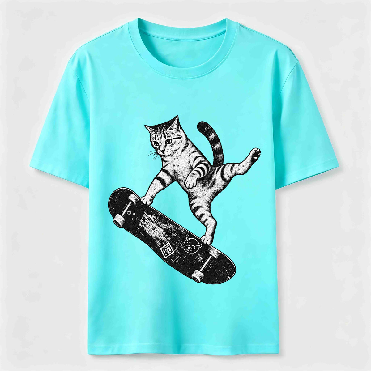 Skateboarding Acrobat Cat Classic T-Shirt