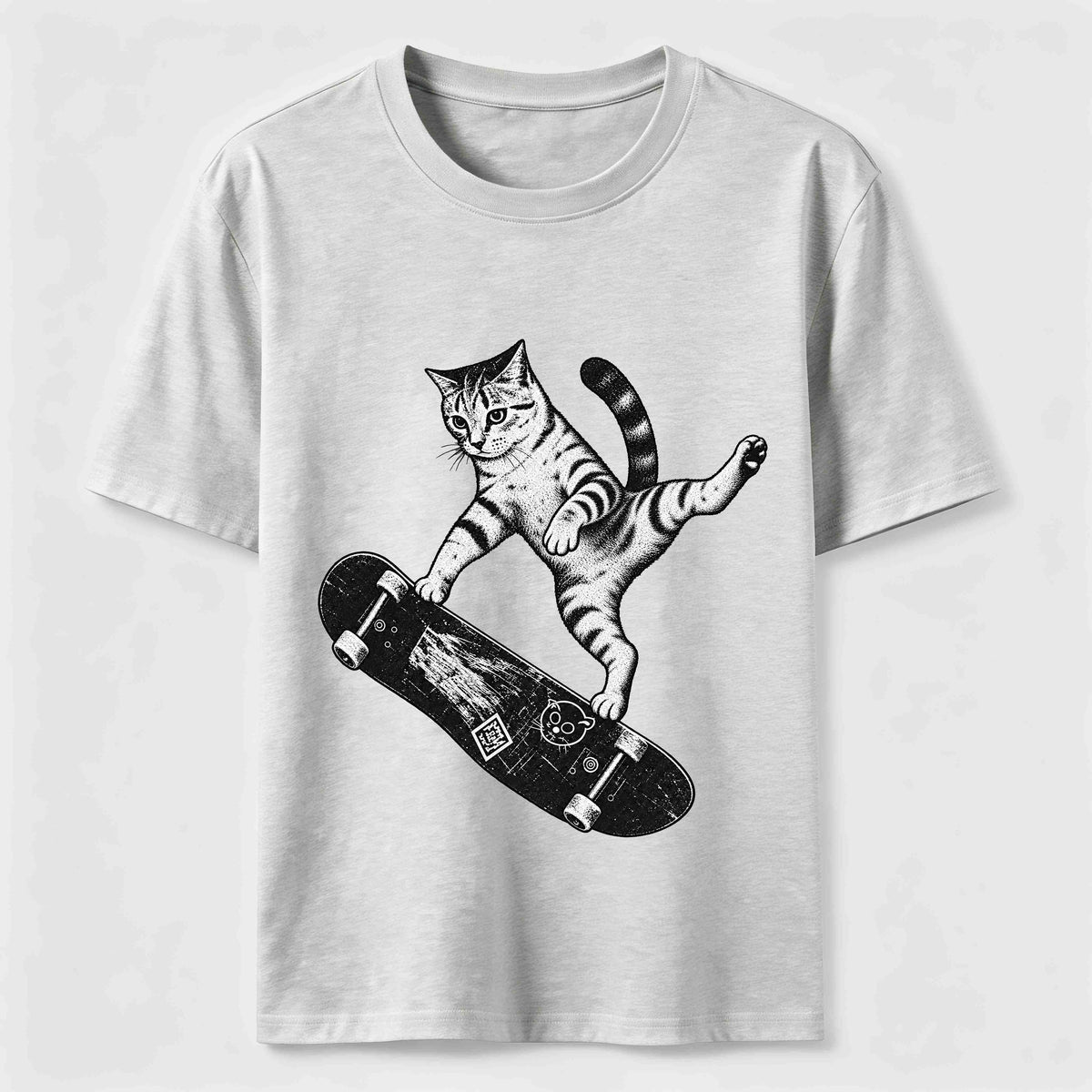 Skateboarding Acrobat Cat Classic T-Shirt