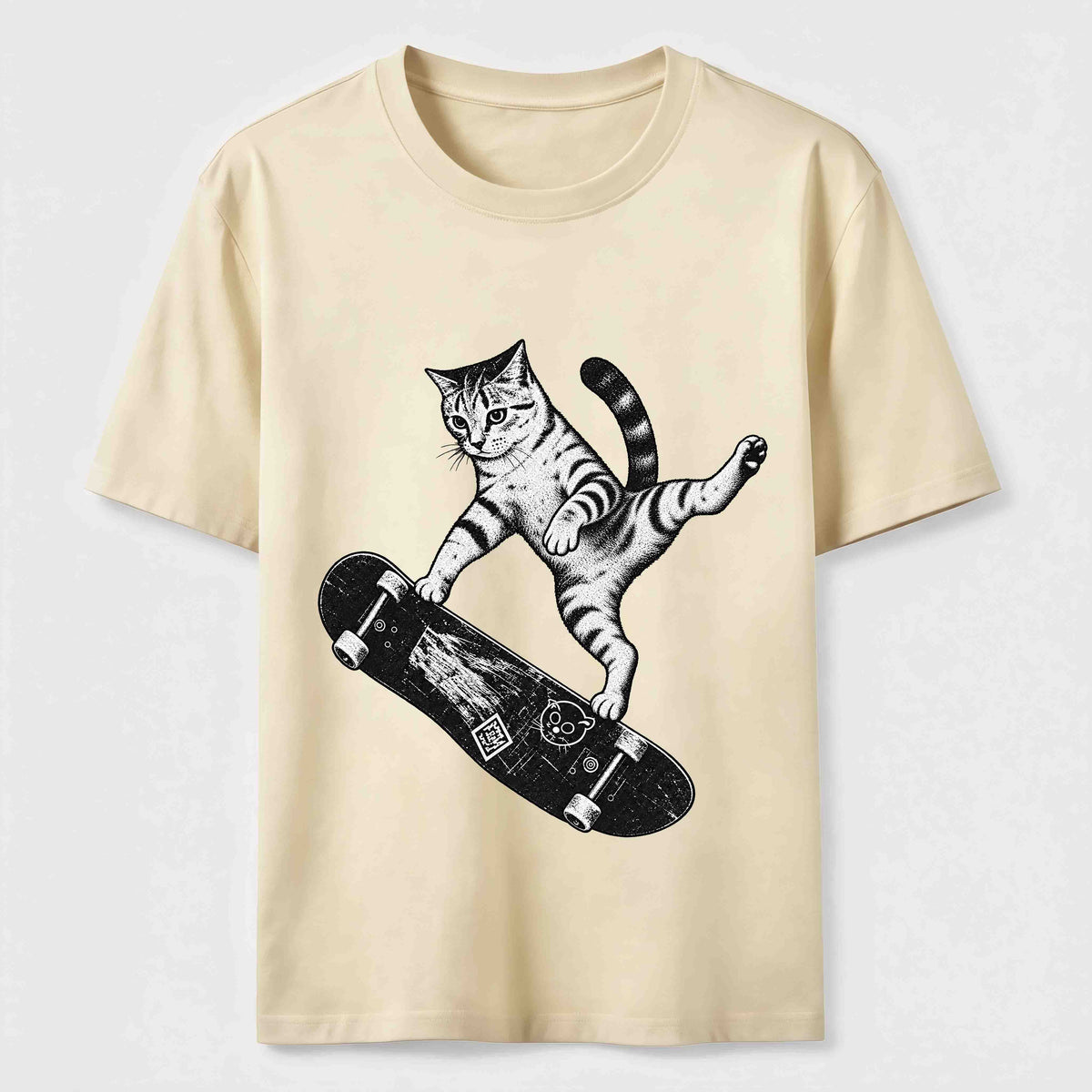 Skateboarding Acrobat Cat Classic T-Shirt