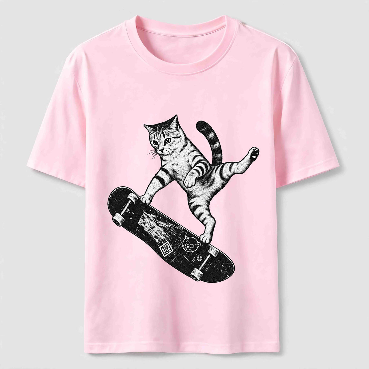 Skateboarding Acrobat Cat Classic T-Shirt