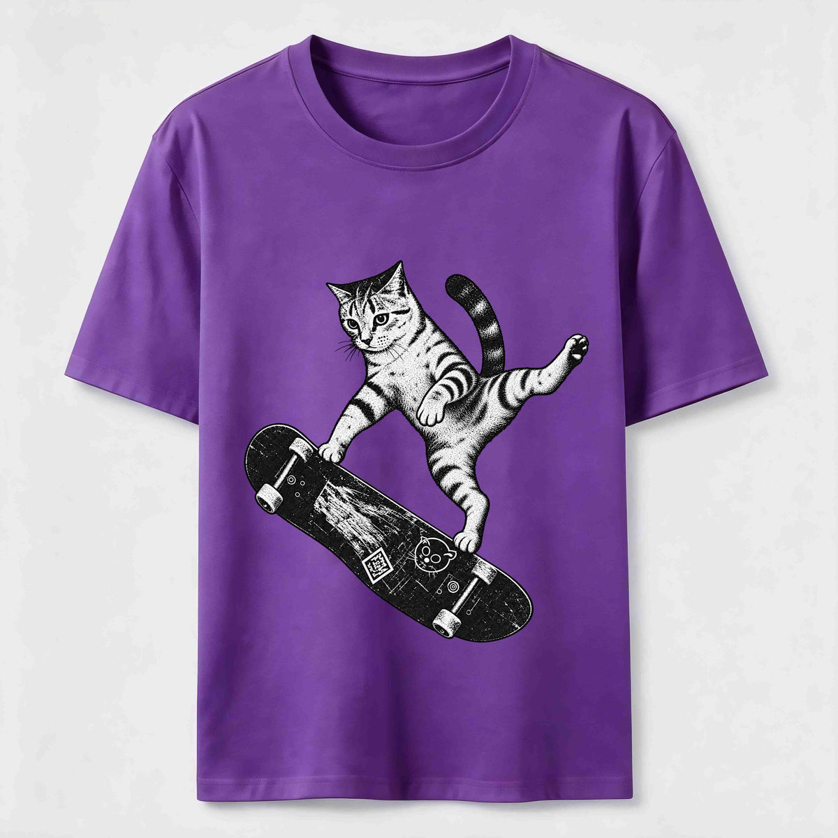 Skateboarding Acrobat Cat Classic T-Shirt
