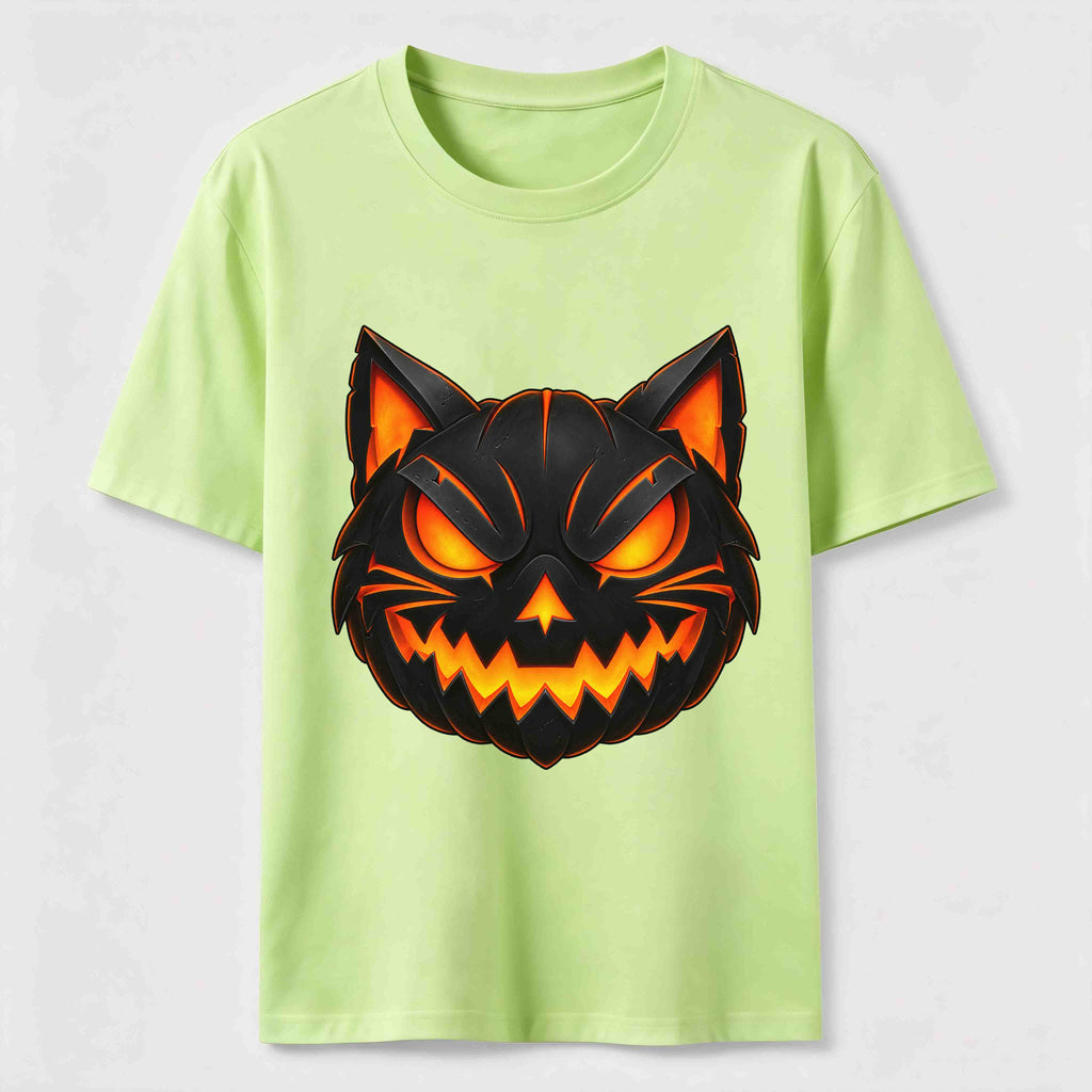 Evil Pumpkin Cat Classic T-Shirt