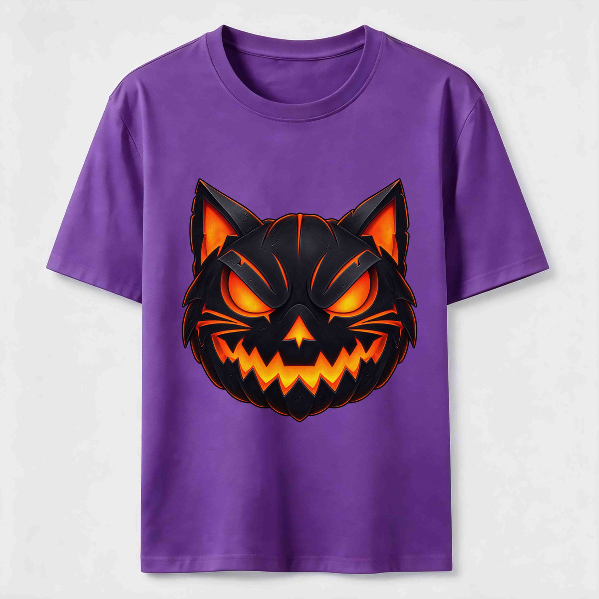 Evil Pumpkin Cat Classic T-Shirt