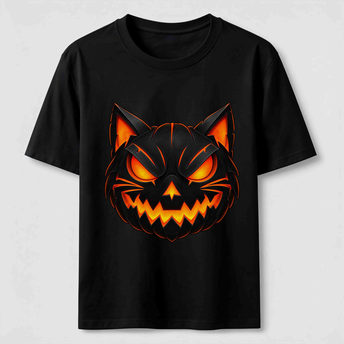 Evil Pumpkin Cat Classic T-Shirt