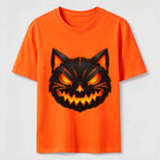 Evil Pumpkin Cat Classic T-Shirt