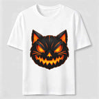 Evil Pumpkin Cat Classic T-Shirt