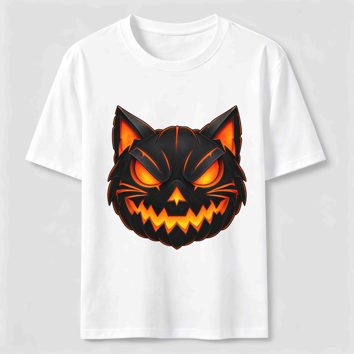 Evil Pumpkin Cat Classic T-Shirt