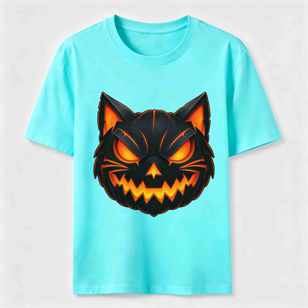 Evil Pumpkin Cat Classic T-Shirt