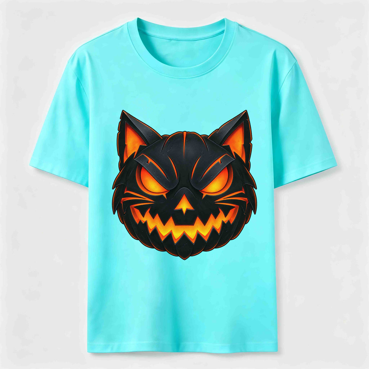 Evil Pumpkin Cat Classic T-Shirt