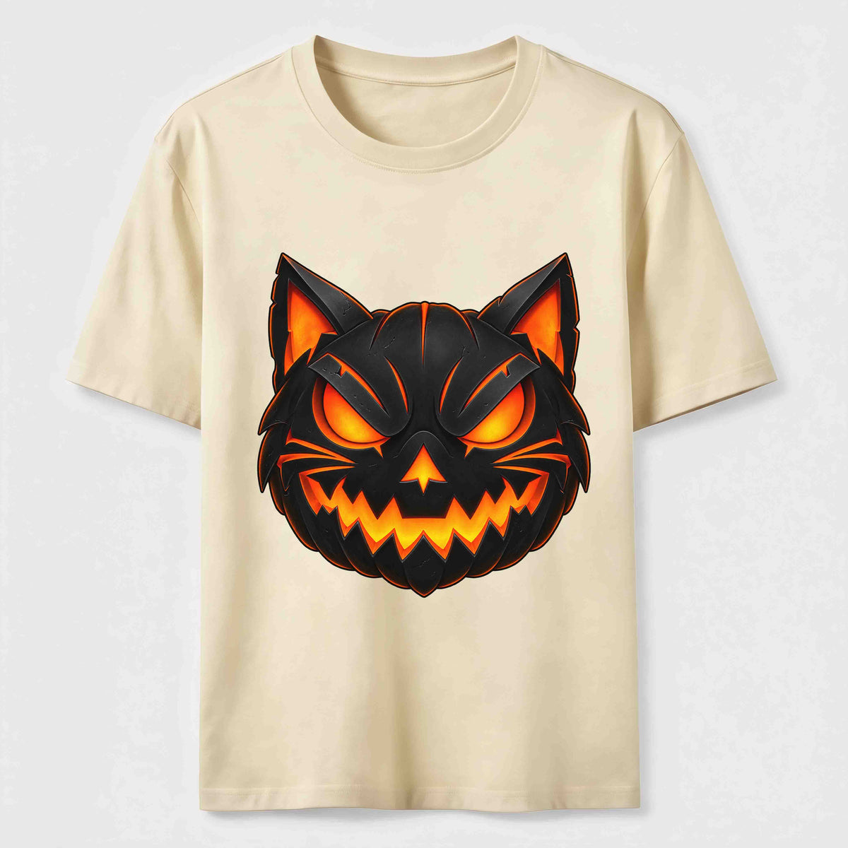 Evil Pumpkin Cat Classic T-Shirt