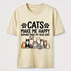Cats Make Me Happy SLG Classic T-Shirt