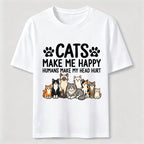 Cats Make Me Happy SLG Classic T-Shirt