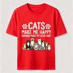 Cats Make Me Happy SLG Classic T-Shirt