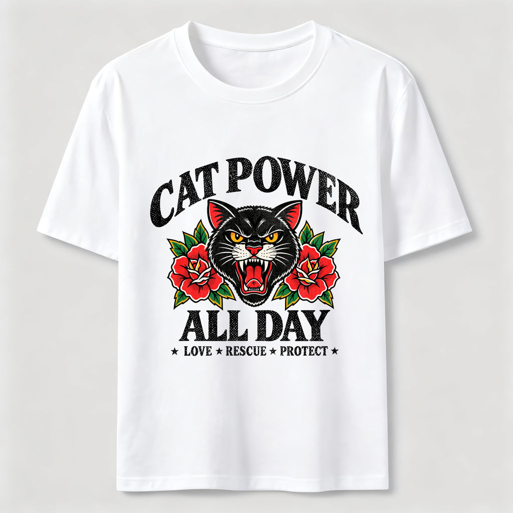 Cat Power All Day Classic T-Shirt