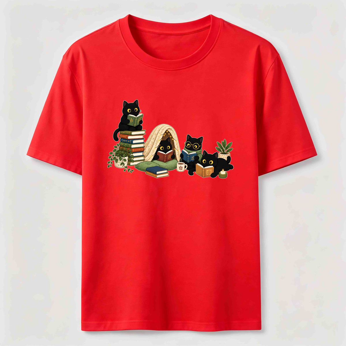 Reading Cats Classic T-Shirt