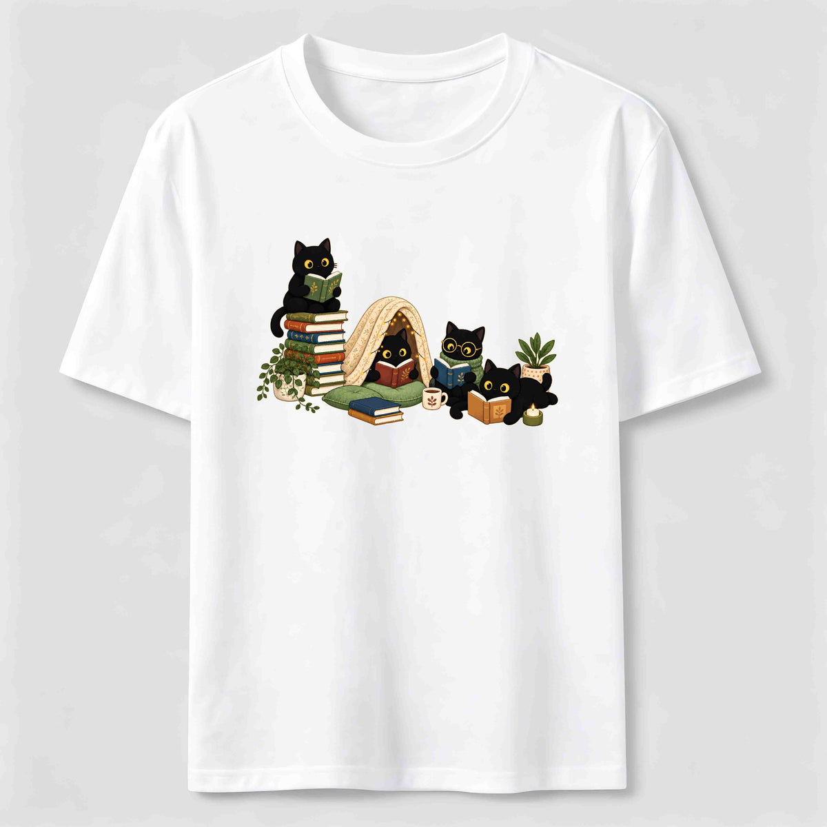 Reading Cats Classic T-Shirt