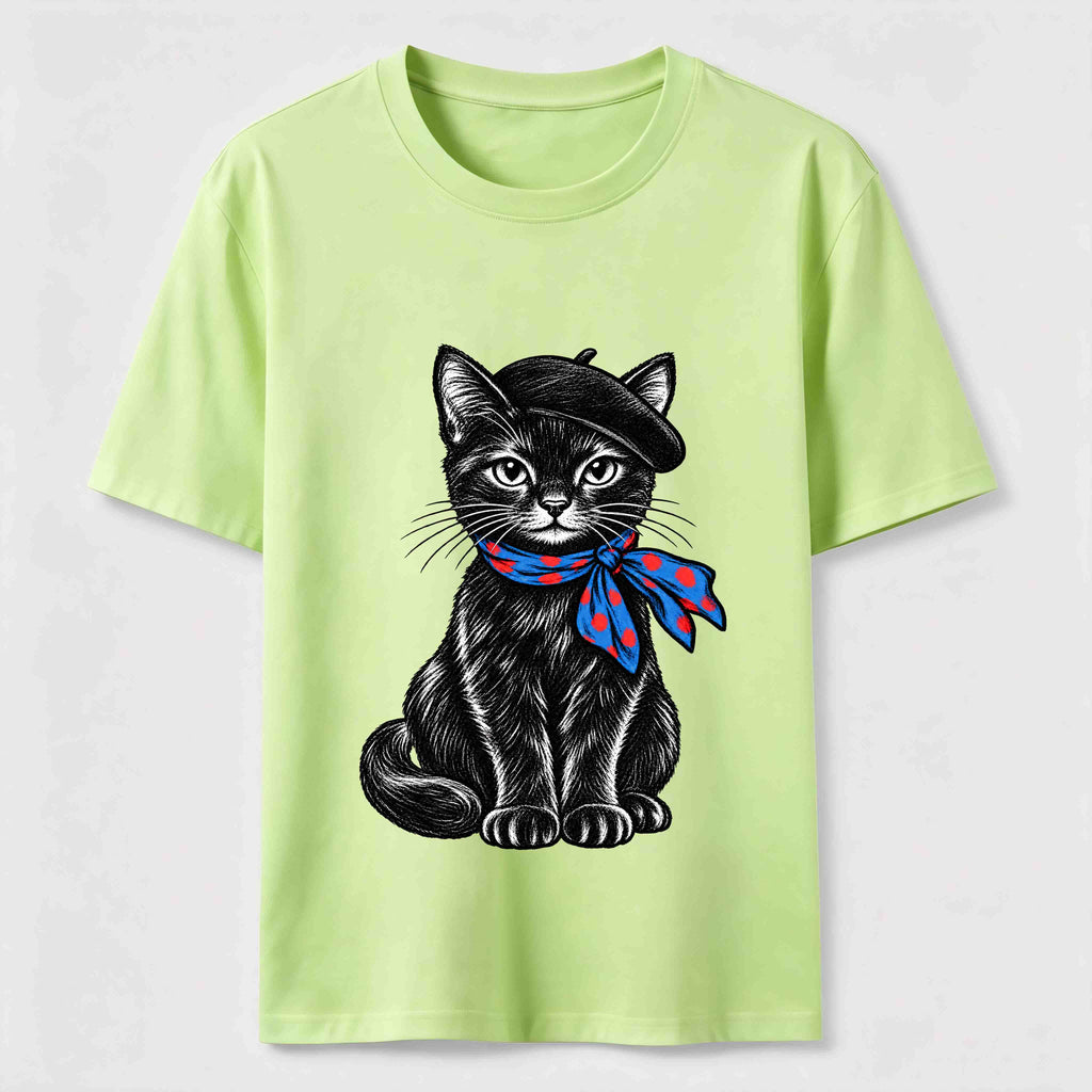 Beret Cat Classic T-Shirt