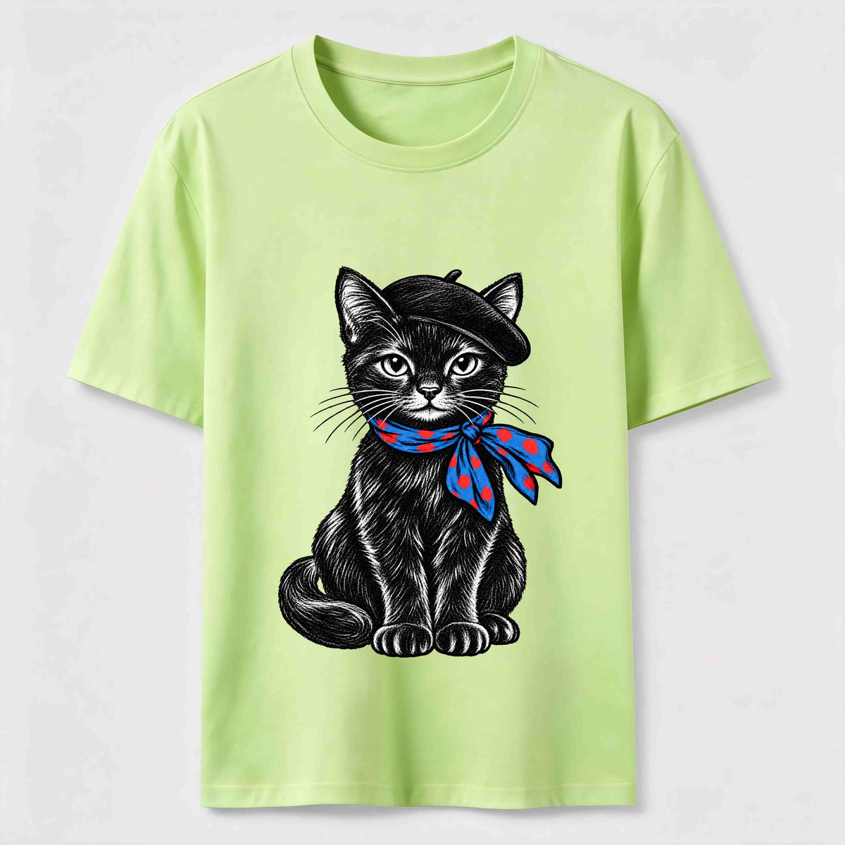 Beret Cat Classic T-Shirt