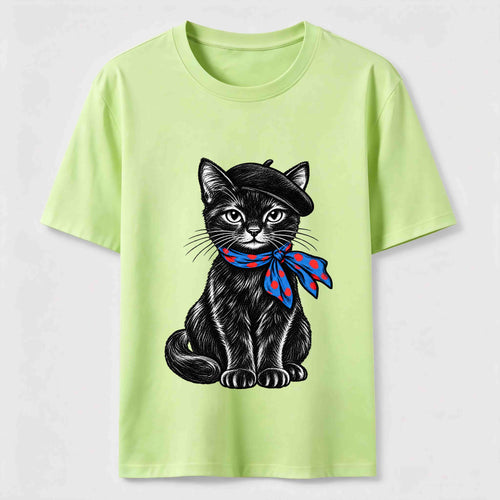 Beret Cat Classic T-Shirt