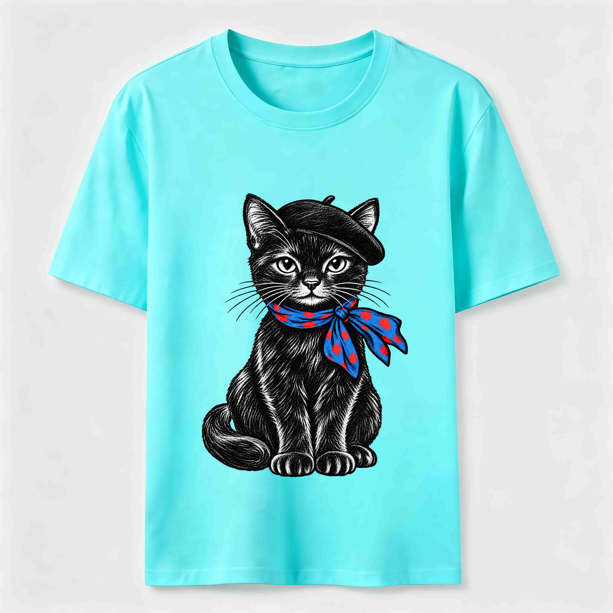 Beret Cat Classic T-Shirt