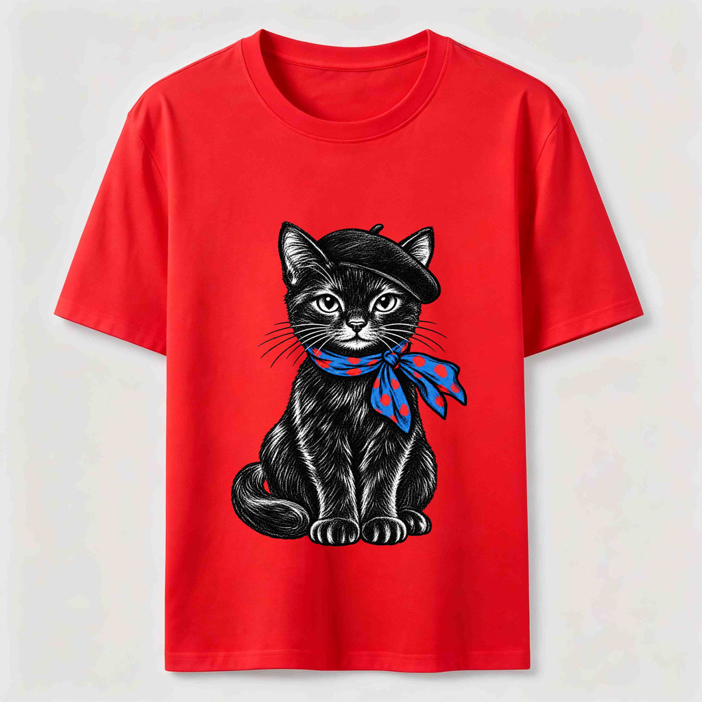 Beret Cat Classic T-Shirt