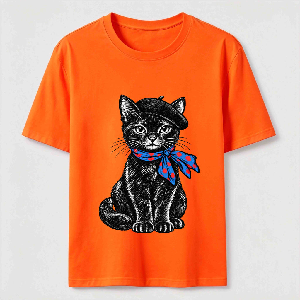 Beret Cat Classic T-Shirt