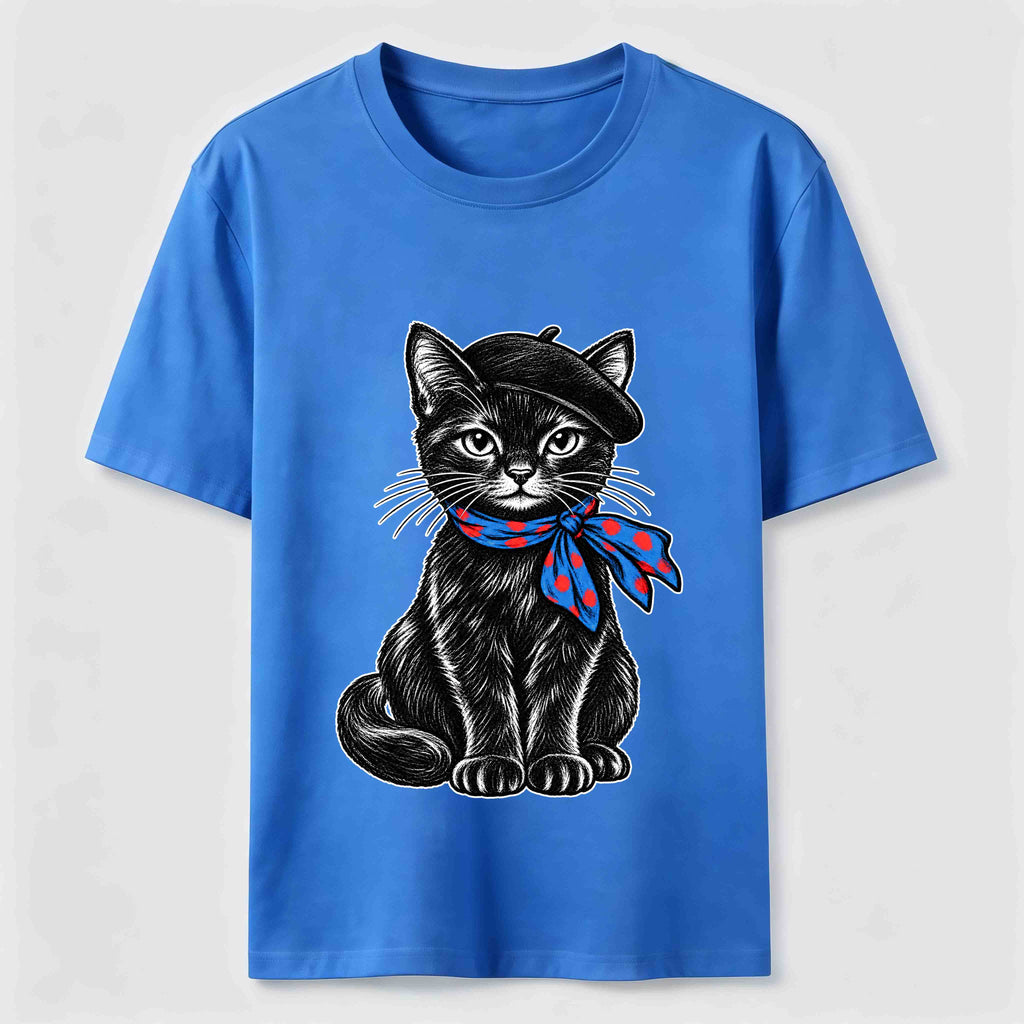 Beret Cat Classic T-Shirt
