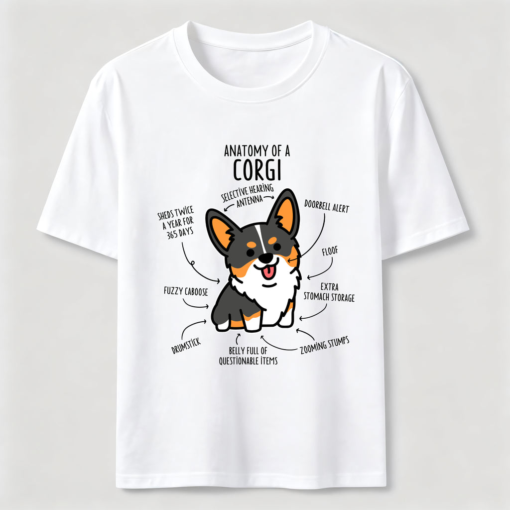 Anatomy Of A Corgi Classic T-Shirt