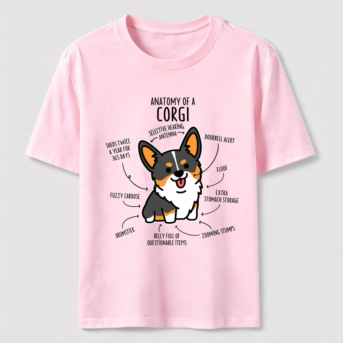 Anatomy Of A Corgi Classic T-Shirt