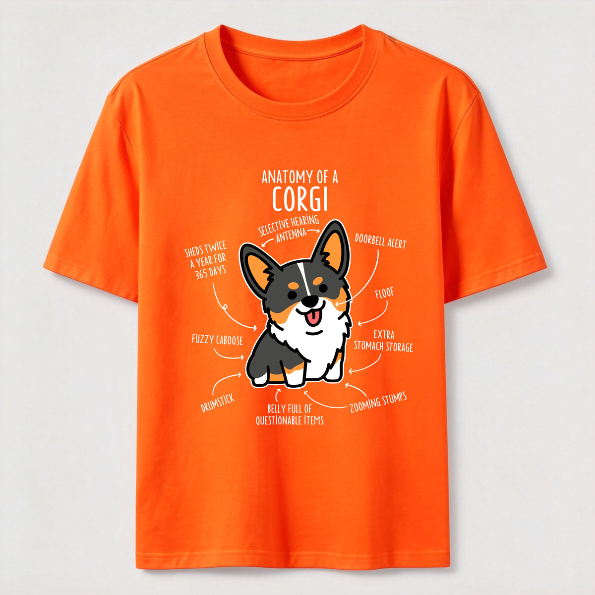 Anatomy Of A Corgi Classic T-Shirt
