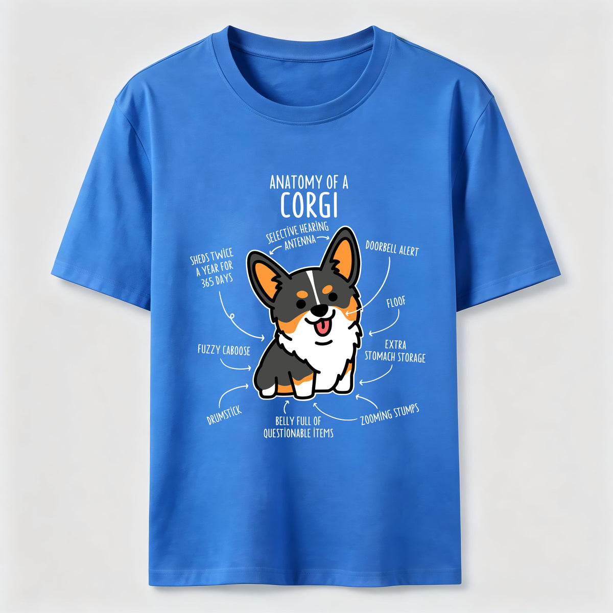 Anatomy Of A Corgi Classic T-Shirt