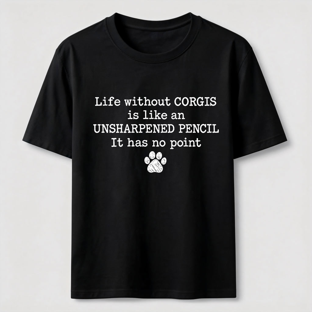 Life Without Corgis Classic T-Shirt