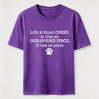 Life Without Corgis Classic T-Shirt