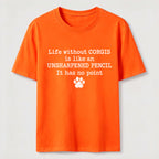 Life Without Corgis Classic T-Shirt