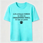 Life Without Corgis Classic T-Shirt