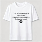 Life Without Corgis Classic T-Shirt