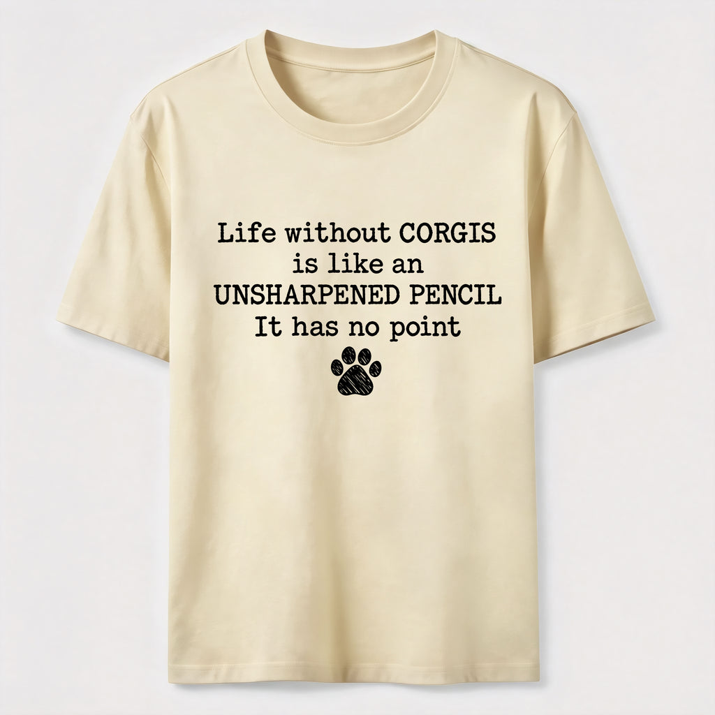 Life Without Corgis Classic T-Shirt