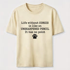 Life Without Corgis Classic T-Shirt