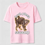 Pruhpleez Staaahp Cat Classic T-Shirt