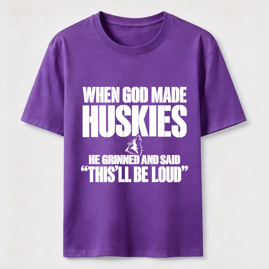 Huskies Will Be Loud Classic T-Shirt