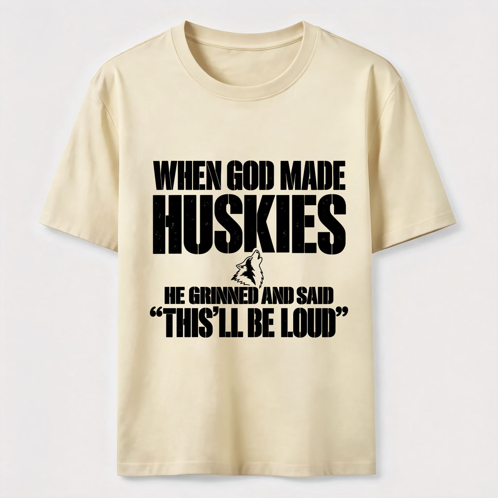 Huskies Will Be Loud Classic T-Shirt