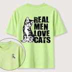 Even Tough Guys Love Cats Classic T-Shirt（Two Sided Print）