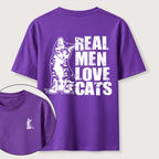 Even Tough Guys Love Cats Classic T-Shirt（Two Sided Print）