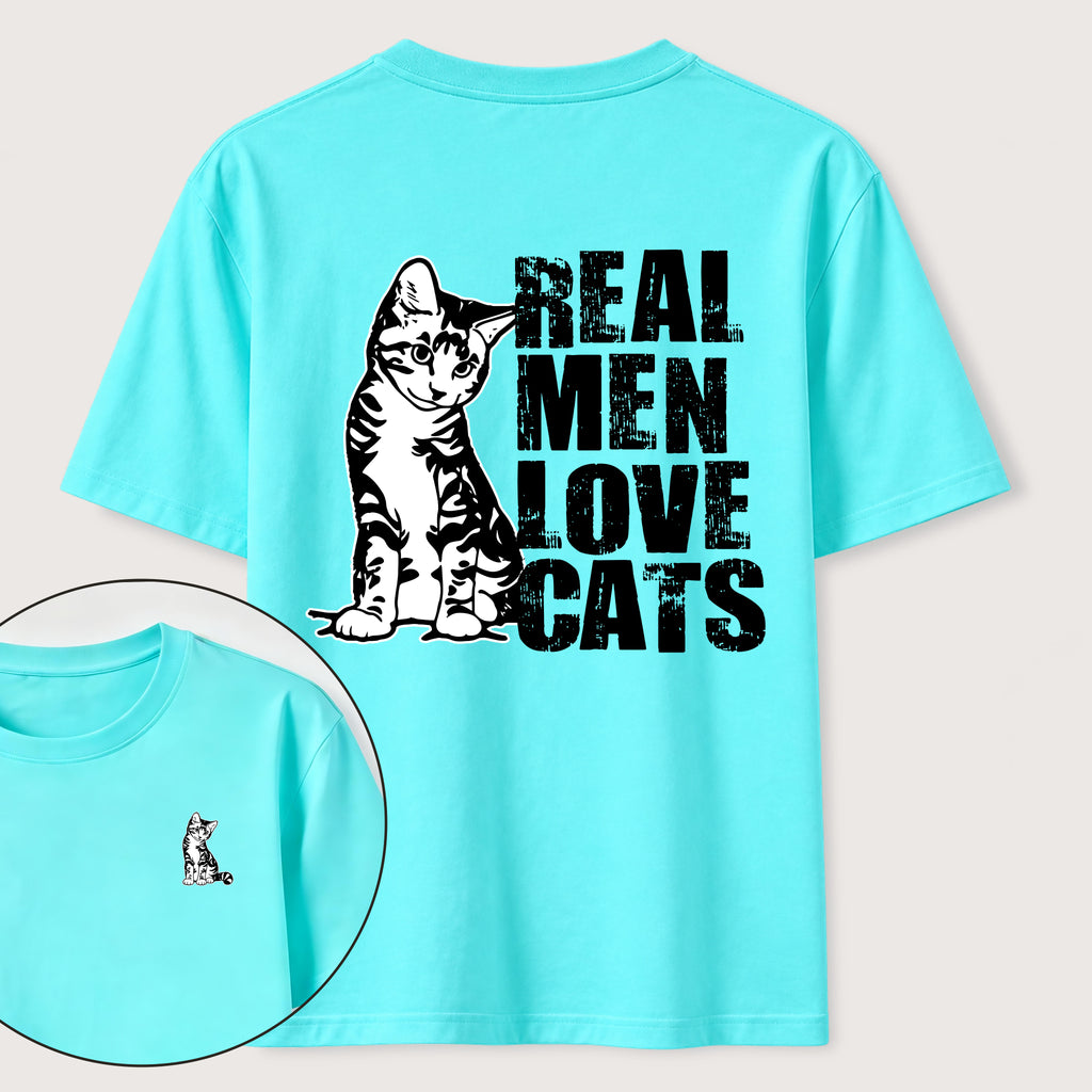 Even Tough Guys Love Cats Classic T-Shirt（Two Sided Print）