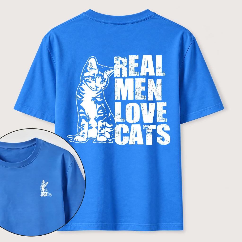 Even Tough Guys Love Cats Classic T-Shirt（Two Sided Print）