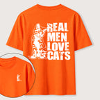 Even Tough Guys Love Cats Classic T-Shirt（Two Sided Print）