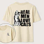 Even Tough Guys Love Cats Classic T-Shirt（Two Sided Print）